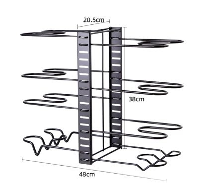 Estante para Ollas ¡Ahorra Espacio en tu Cocina!